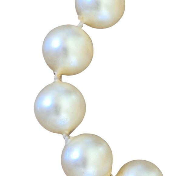 Vintage String of Pearls Gatsby 66" Strand Costume Faux Pearls - Picture 16 of 16